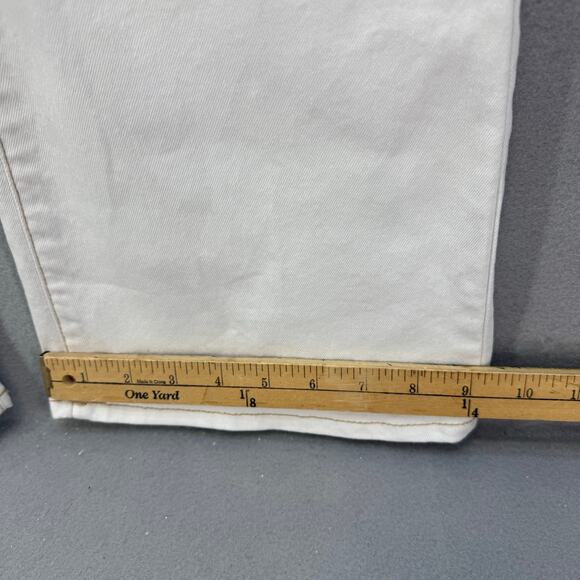 True Religion Jeans Women's 31 (12) Optic White Becca Mid Rise Bootcut Western - Picture 16 of 16